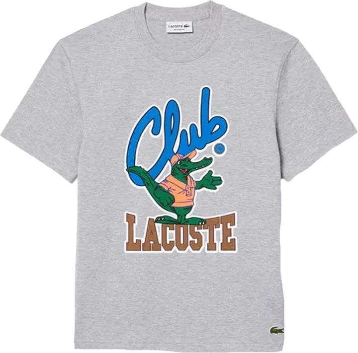 Actual product image Lacoste Mens Signature Relaxed Fit T-Shirt (S)