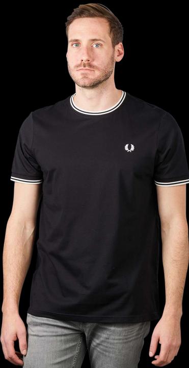 Immagine prodotto Fred Perry Maglietta con doppia punta nera (XL)