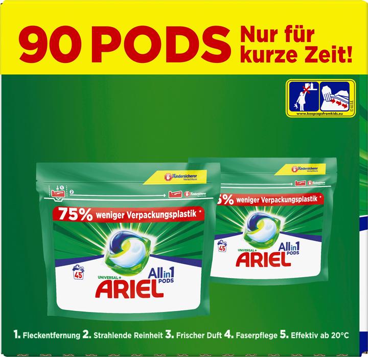 Actual product image Ariel all-in-1 (90 Washing cycles, Pods)