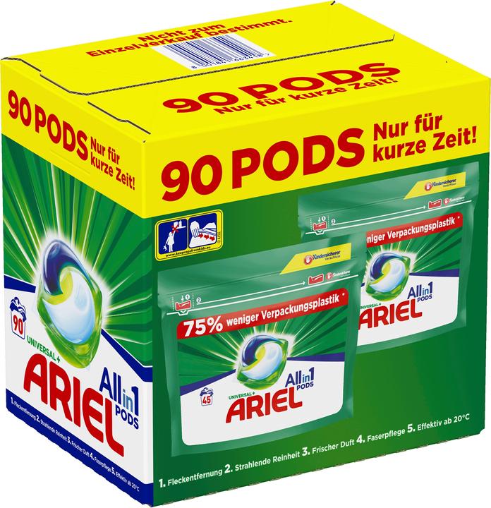 Actual product image Ariel all-in-1 (90 Washing cycles, Pods)