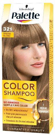 Produktbild Palette Color Shampoo Coloring Shampoo Up To 24 Wash 8-00 Mediumonde (321 ml, Flüssiges Shampoo)