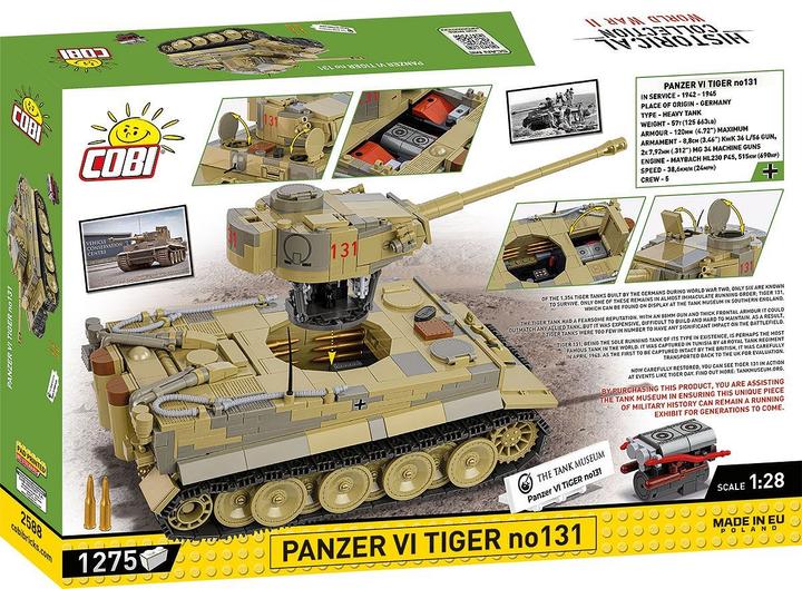Produktbild Cobi Panzer VI Tiger I no 131 The Tank Museum