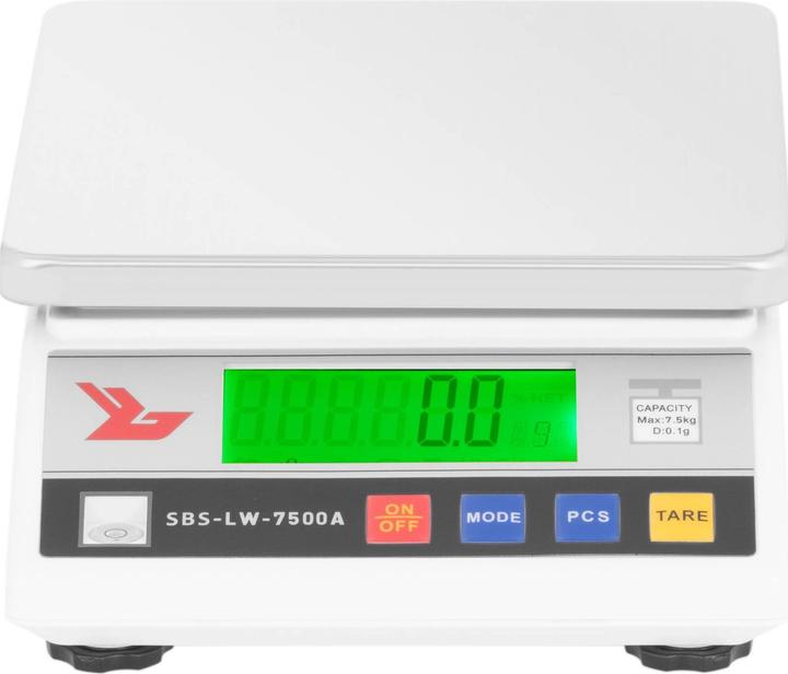 Produktbild Steinberg Präzisionswaage Feinwaage Goldwaage Digitalwaage Laborwaage LCD 7500 g / 0,1 g