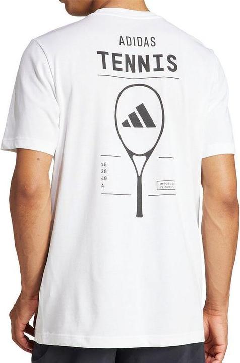 Immagine prodotto adidas Tennis Graphic Tee White Man (XL)