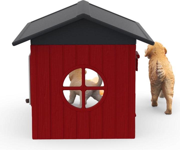 Actual product image Schleich Dog kennel with golden retrievers