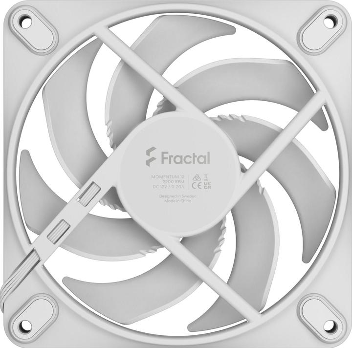 Produktbild Fractal D. Momentum 12 White (120 mm, 1 x)
