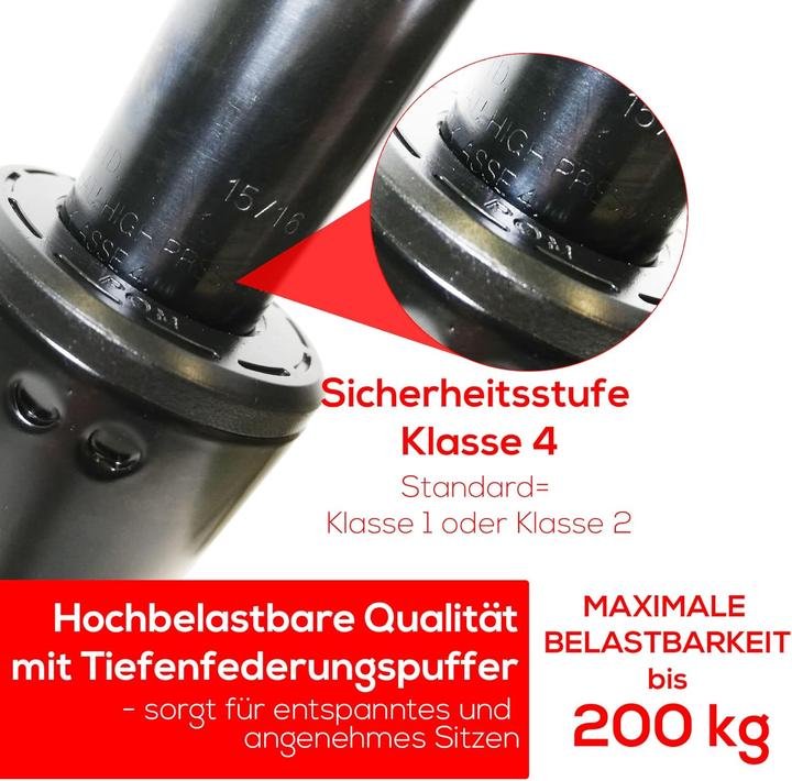 Immagine prodotto MyNeeed Gasfeder für Bürostuhl bis 200 kg Belastung