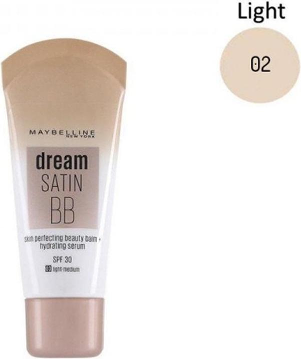 Image du produit Maybelline New York Maybelline, Dream Satin, BB Cream, Light Claire, SPF 30, 30 ml