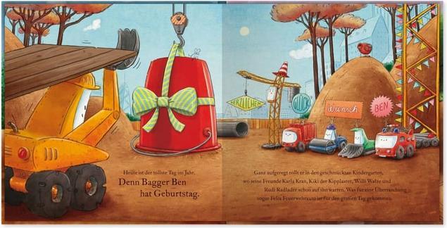 Produktbild Bagger Ben feiert Geburtstag (Deutsch, Dörte Horn, 2019)