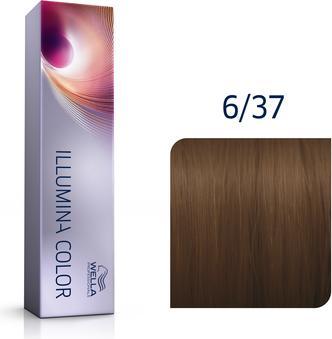 Image du produit Wella Illumina Color 6/37 Blond Foncé Doré Marron 60 ml (6/37)