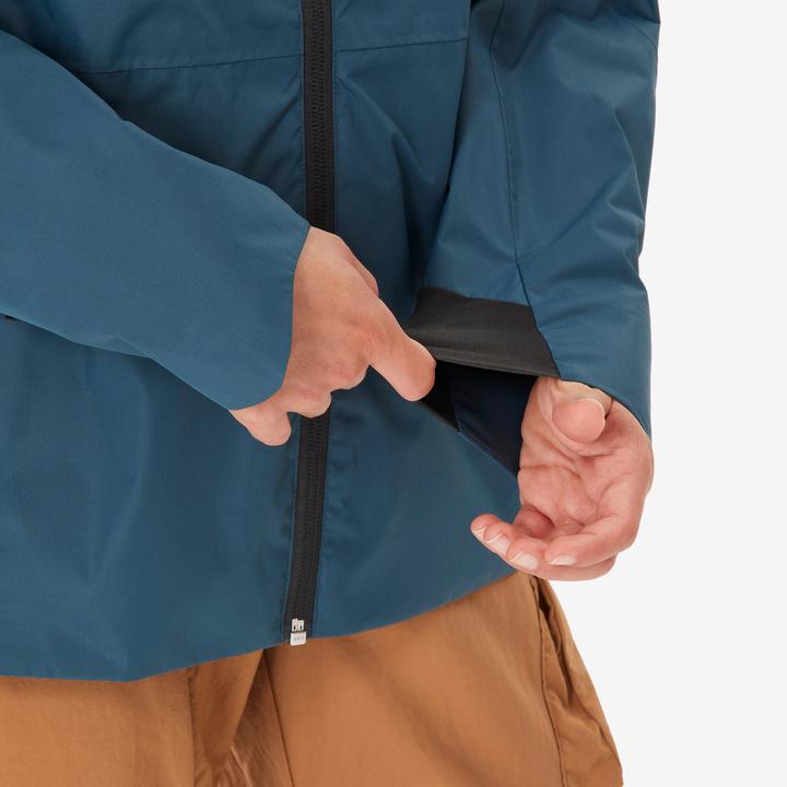 Actual product image Quechua Wanderjacke MH500 Kinder Gr. 122–170 wasserdicht Wandern blau