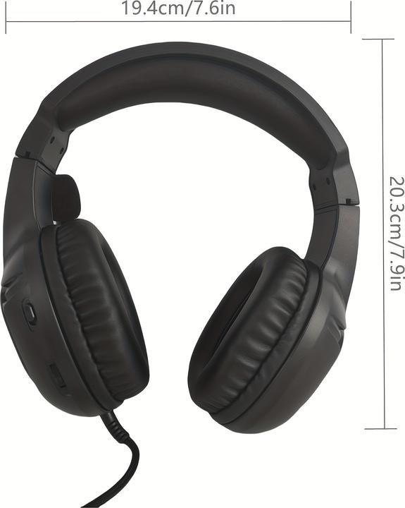 Produktbild PhoneLook SOULBYTES S20 RGB Gaming Headset mit Surround-Sound Mikrofon für PS4 / PS5 / XBOX / PC 3.5 mm (Kabelgebunden)