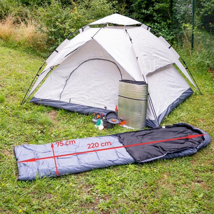 Produktbild Tool Brothers (BUNDLE) Toolbrothers Outdoor-Set Camping Zelt 2 Personen Hydrauliksystem mit Isoliermatte+Schlafsa (3.80 kg, 2 Personen)