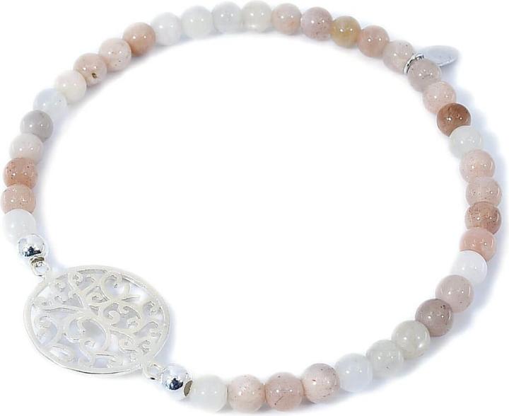 Immagine prodotto Balibay Mohana (18 cm, Argento 925, Pietra preziosa, Pietra lunare, Arenaria solare)