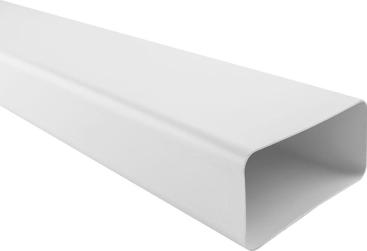 Actual product image IKM Flat duct system 100 Ventilation duct length 1000mm connection 114 x59mm plastic