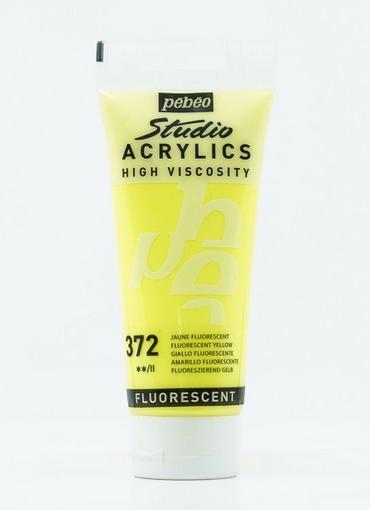 Image du produit Pebeo Studio Acrylics (Jaune fluorescent, 100 ml)