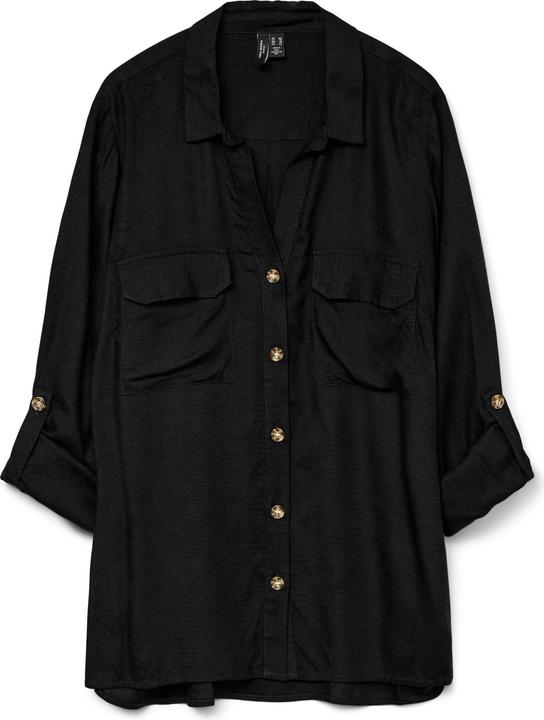 Produktbild Vero Moda Normal geschnitten Hemdkragen Curve Ärmel mit Umschlag Hemd Hemd (52)