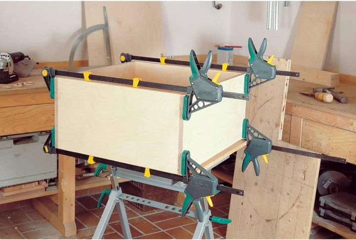 Actual product image wolfcraft wolfcraft 1 EHZ - Einhandzwinge PRO 100/450mm (450 mm)