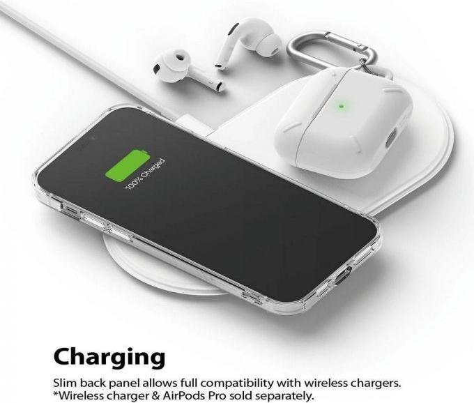 Actual product image Ringke iPhone 12 Pro Max Case Fusion Matte Clear (Apple iPhone 12 Pro Max)