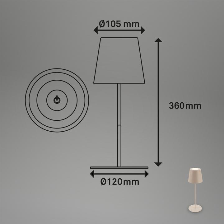 Produktbild Briloner Tischleuchte (200 lm)