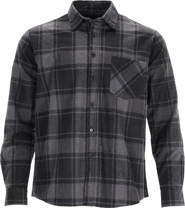 Stalco Quadratisches Grafit-Xl-Flanellhemd (XL)