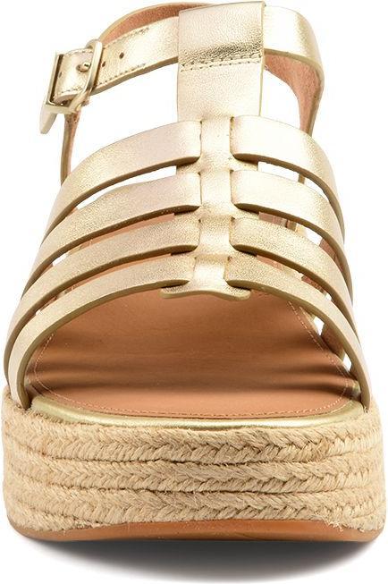 Actual product image Fitflop Platfforms Espadr. Leather Fisherman Wedge Sandals (39)