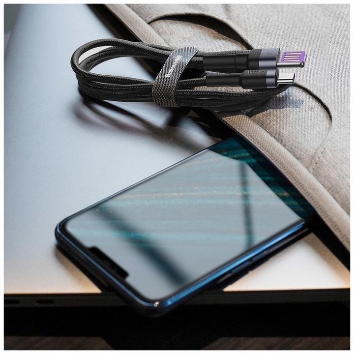 Image du produit Baseus Cafule HW Quick Charging Data cable USB Double-sided Blind Interpolation For Type-C 40W 1m Gray b... (1 m, USB 3.2 Gen 2, 40 W)