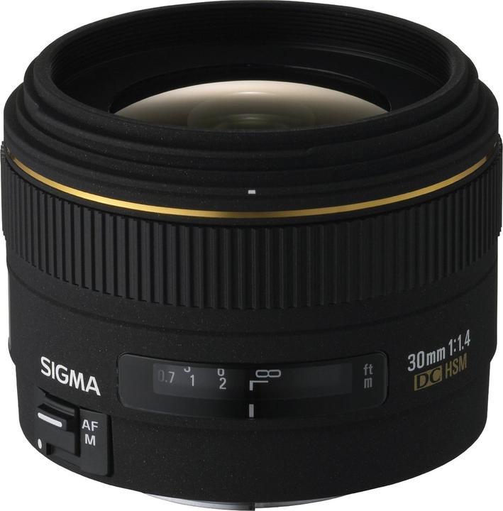 Sigma Lens 30mm, f/1.4 DC EX DC HSM, Canon (Canon EF, full size)