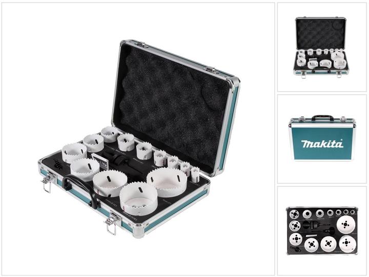 Produktbild Makita D-47307 Lochsägen-Set 16teilig (16, 19, 22, 25, 32, 35, 37, 44, 51, 57, 64, 68, 76 mm)