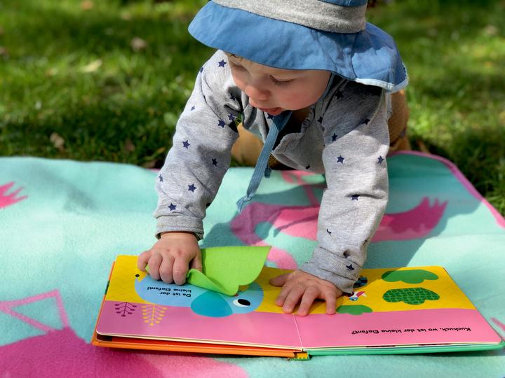 Actual product image Mein Filz-Fühlbuch: Kuckuck, kleiner Tiger! (German)