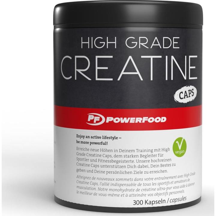 PowerFood One High Grade Creatine (300 Stück, Kapseln, 348.90 g)