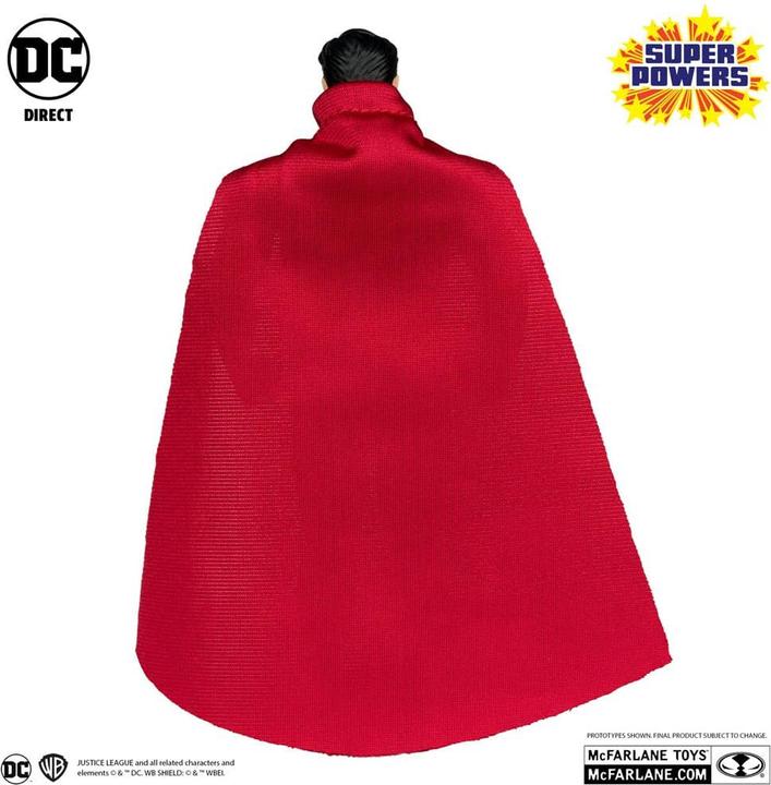 Actual product image McFarlane DC Direct Super Powers Action Figure Superman (Fleischer Variant) 13 cm