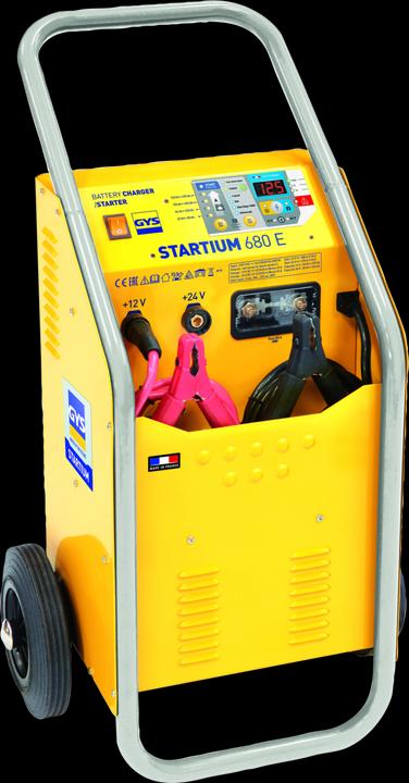 Actual product image GYS Battery charger STARTIUM 680 E 12/24V 20-675/20-525Ah / charging current 45A / max.2 (12V, 24V, 45 A)