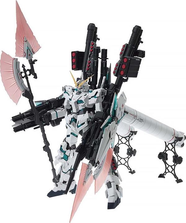 Actual product image Bandai High Grade Full Armor Unicorn Gundam Destroy Mode 1:144 Model Kit