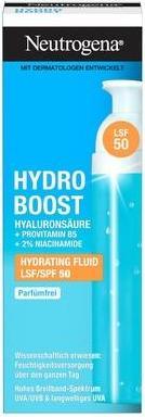 Actual product image Neutrogena Hydro Boost Hydrating Fluid Spf 50 - Hydrating Sunscreen For Skin Protection (Suntan cream, SPF 50)