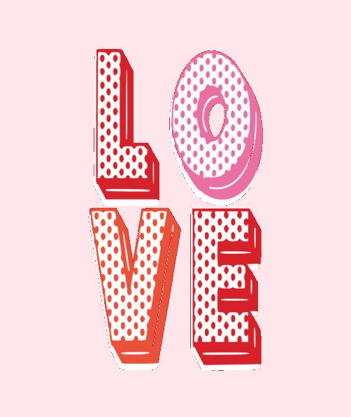 Produktbild Bügelbilder Bügelbild Love letters