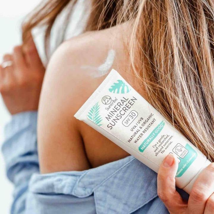 Immagine prodotto Suntribe Mineralische Bio-Sonnencreme (Crema solare, SPF 30, 100 ml, 1 g)
