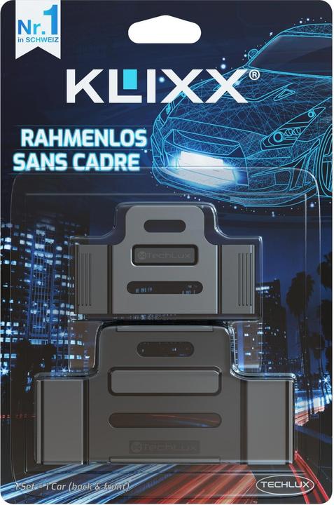 Image du produit Support de plaque d'immatriculation interchangeable (Avant + arrière, Format long)