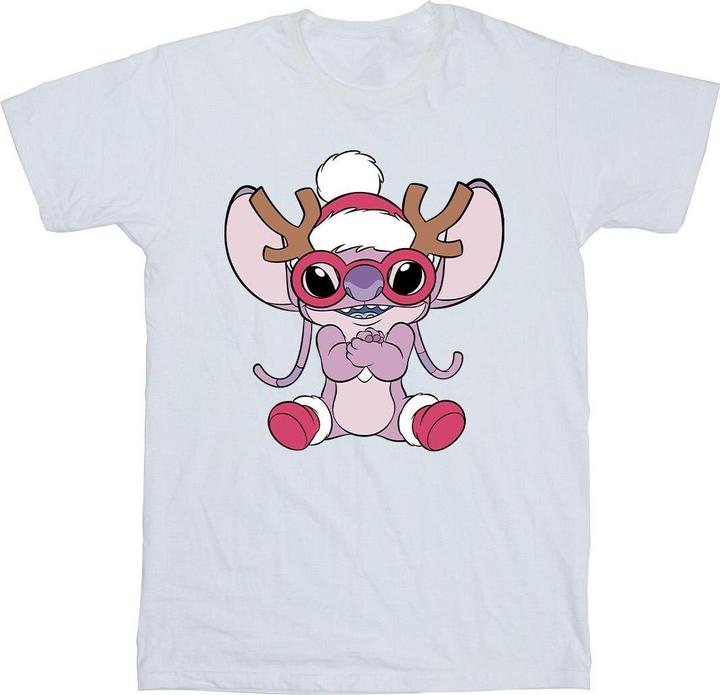 Disney Lilo & Stitch Angel Reindeer TShirt (S)