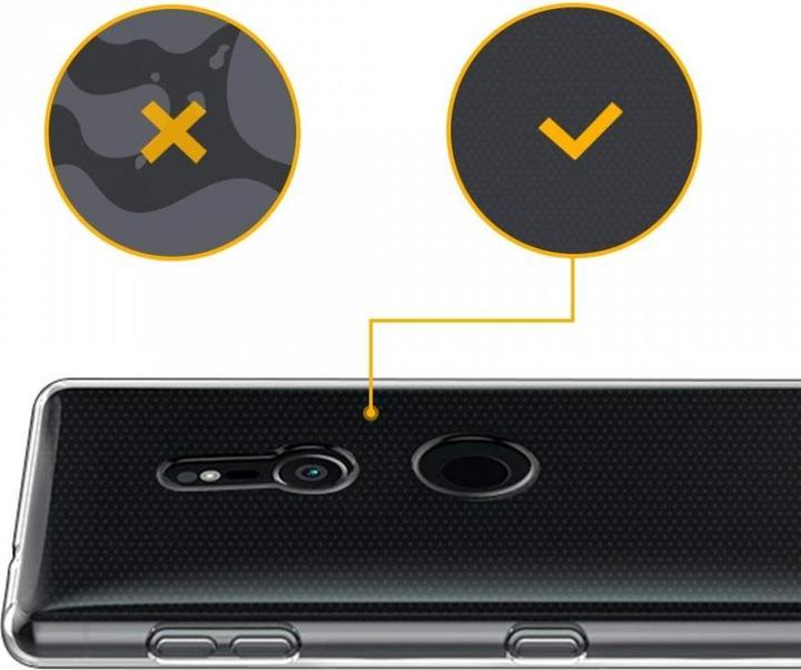 Actual product image Screenguard Sony Xperia XZ2 Cover Carbon Brushed Soft TPU (Sony Xperia XZ2)