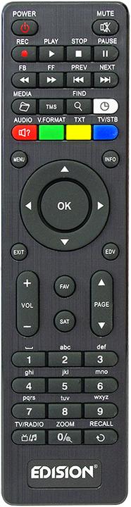 Actual product image Edision Piccollo S2+T2C (6 GB, DVB-S2, DVB-T2, DVB-C, CI Shaft)