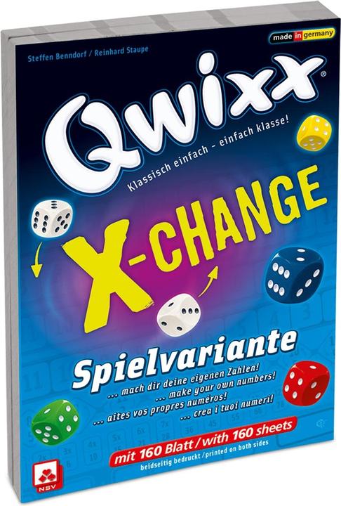 Productafbeelding NSV Qwixx X-Change - Extra Blokken (Duits)