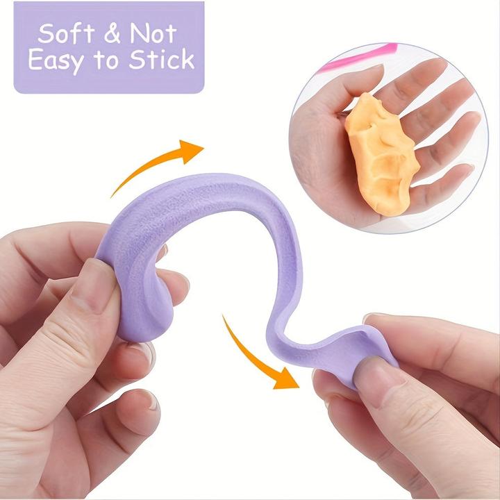 Produktbild Activity Board 24 Farben Air Dry Clay Set, Ultraleichte Kunststoff-Ton mit Sculpting Tools, DIY Crafts, Craft Set