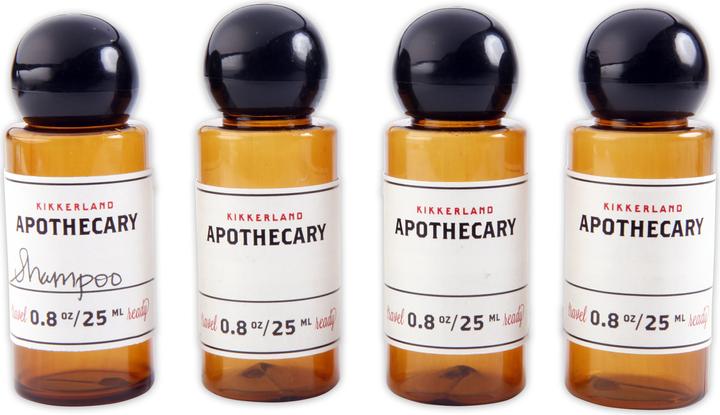 Actual product image Kikkerland Overnight Stay Apothecary Set (Hygiene product)