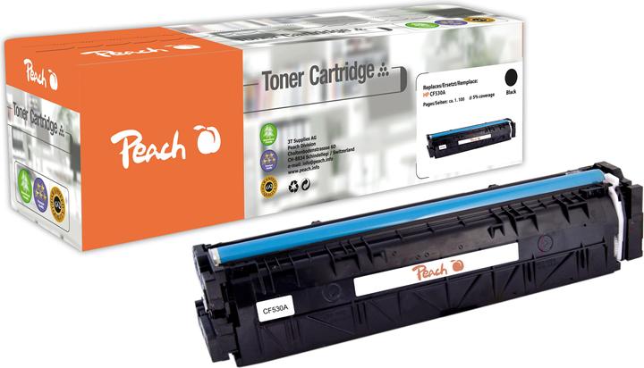 Actual product image Peach Toner module black replaces HP No. 205A BK