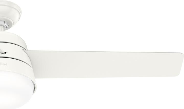 Produktbild Hunter Fans Deckenventilator Finley L Weiss mit Licht & Fernbedienung (43 dB)