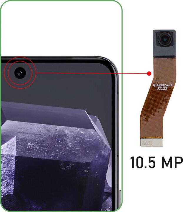 Actual product image Clappio Front camera spare part (Google Pixel 8 Pro)