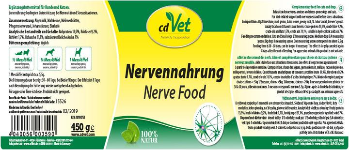 Produktbild cdVet Nervennahrung (Adult, Senior, 1 Stk., 450 g)