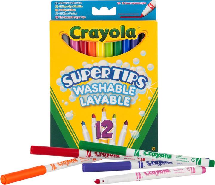 Image du produit Crayola Marqueur avec Super-Point (Multi, 12 x)