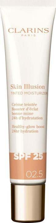 Clarins Skin Illusion - Getönte Feuchtigkeitscreme Spf25 02.5 (Sonnencreme, SPF 25, 40 ml)